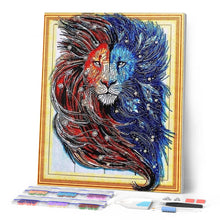Afbeelding in Gallery-weergave laden, Diamond Painting - Leeuwenstijl dieren, Diamond Painting Dieren, leeuwen