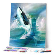 Afbeelding in Gallery-weergave laden, Diamond Painting - Orka dieren, Diamond Painting Dieren