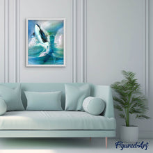 Afbeelding in Gallery-weergave laden, Diamond Painting - Orka dieren, Diamond Painting Dieren
