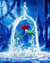 Afbeelding in Gallery-weergave laden, Diamond Painting - Betoverde roos Diamond Painting Bloemen, Diamond Painting Films, bloemen, films