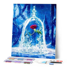 Afbeelding in Gallery-weergave laden, Diamond Painting - Betoverde roos Diamond Painting Bloemen, Diamond Painting Films, bloemen, films