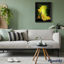 Afbeelding in Gallery-weergave laden, Diamond Painting - Pauw en licht dieren, Diamond Painting Dieren, pauwen