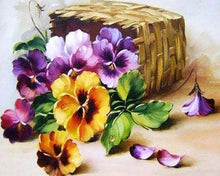 Afbeelding in Gallery-weergave laden, Diamond Painting - Bloemblaadjes Diamond Painting Bloemen, bloemen