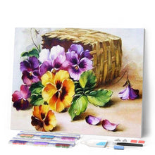 Afbeelding in Gallery-weergave laden, Diamond Painting - Bloemblaadjes Diamond Painting Bloemen, bloemen