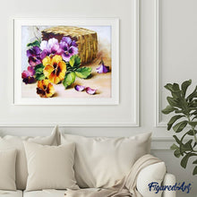 Afbeelding in Gallery-weergave laden, Diamond Painting - Bloemblaadjes Diamond Painting Bloemen, bloemen
