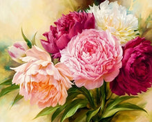 Afbeelding in Gallery-weergave laden, Diamond Painting - Bloemen tinten roze Diamond Painting Bloemen, bloemen