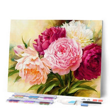 Afbeelding in Gallery-weergave laden, Diamond Painting - Bloemen tinten roze Diamond Painting Bloemen, bloemen