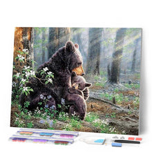 Afbeelding in Gallery-weergave laden, Diamond Painting - Beren Familie dieren, beer, Diamond Painting Dieren