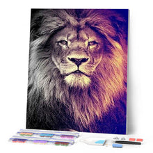 Afbeelding in Gallery-weergave laden, Diamond Painting - Groots leeuwportret dieren, Diamond Painting Dieren, leeuwen