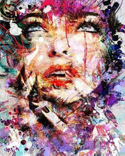 Afbeelding in Gallery-weergave laden, Diamond Painting - Gezicht van damesdesign Diamond Painting Ontdek de wereld, ontdek de wereld