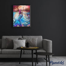 Afbeelding in Gallery-weergave laden, Diamond Painting - Zeemeermin in de zee Diamond Painting Romantiek, romantiek