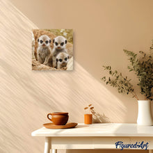 Afbeelding in Gallery-weergave laden, Diamond Painting - Kleine Apen dieren, Diamond Painting Dieren, apen
