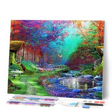 Afbeelding in Gallery-weergave laden, Diamond Painting - Ontspannende tuin Diamond Painting Landschappen, landschappen