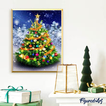 Afbeelding in Gallery-weergave laden, Diamond Painting - Grote Kerstboom Kerstmis, Diamond Painting Religie, religie