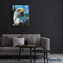 Afbeelding in Gallery-weergave laden, Diamond Painting - Adelaar en berg dieren, Diamond Painting Dieren, adelaars, bergen