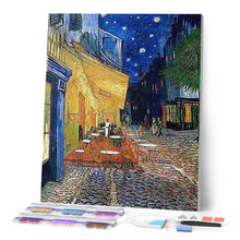 Afbeelding in Gallery-weergave laden, Diamond Painting - Van Gogh Terras Café Diamond Painting Beroemde Schilderijen, beroemde schilderijen, Van Gogh