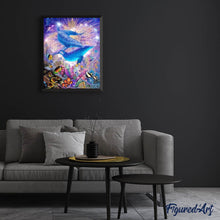 Afbeelding in Gallery-weergave laden, Diamond Painting - Dolfijnen dieren, Diamond Painting Dieren, dolfijnen