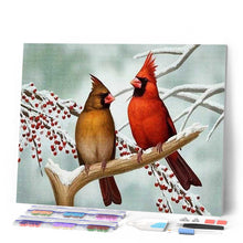 Afbeelding in Gallery-weergave laden, Diamond Painting - Kleine tropische vogels dieren, vogels, Diamond Painting Dieren