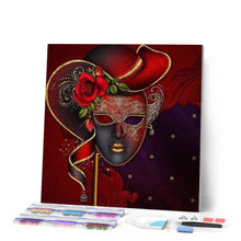 Afbeelding in Gallery-weergave laden, Diamond Painting - Masker Diamond Painting Romantiek, romantiek