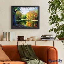 Afbeelding in Gallery-weergave laden, Diamond Painting - Uitzicht op de vijver Diamond Painting Landschappen, landschappen
