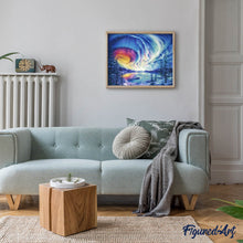 Afbeelding in Gallery-weergave laden, Diamond Painting - Meerlandschap Winter Diamond Painting Landschappen, landschappen, winter