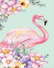Afbeelding in Gallery-weergave laden, Diamond Painting - Roze flamingo dieren, Diamond Painting Dieren, flamingo's