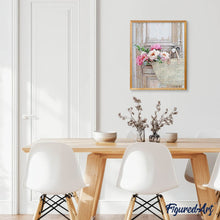 Afbeelding in Gallery-weergave laden, Diamond Painting - Tas en bloemen Diamond Painting Bloemen, bloemen