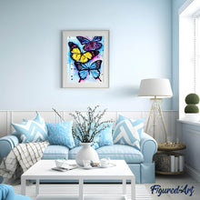 Afbeelding in Gallery-weergave laden, Diamond Painting - Vlinders dieren, vlinders, Diamond Painting Dieren