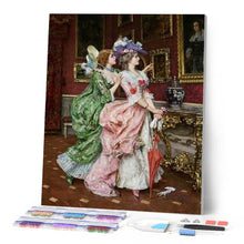 Afbeelding in Gallery-weergave laden, Diamond Painting - Courtisanes Diamond Painting Romantiek, romantiek
