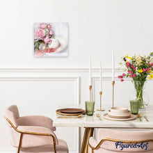 Afbeelding in Gallery-weergave laden, Diamond Painting - Witte hoed en bloemen Diamond Painting Bloemen, bloemen