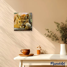 Afbeelding in Gallery-weergave laden, Diamond Painting - Leeuwin dieren, Diamond Painting Dieren, leeuwen