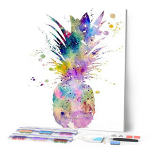 Afbeelding in Gallery-weergave laden, Diamond Painting - Ananas Diamond Painting Ontdek de wereld, ontdek de wereld