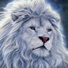 Afbeelding in Gallery-weergave laden, Diamond Painting - Witte leeuw dieren, Diamond Painting Dieren, leeuwen