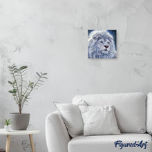 Afbeelding in Gallery-weergave laden, Diamond Painting - Witte leeuw dieren, Diamond Painting Dieren, leeuwen