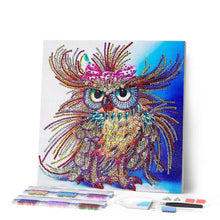Afbeelding in Gallery-weergave laden, Diamond Painting - Mode Uil dieren, Diamond Painting Dieren, uilen