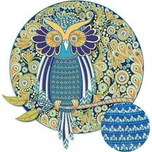 Afbeelding in Gallery-weergave laden, Diamond Painting - Uil in stijl dieren, Diamond Painting Dieren, uilen