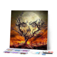 Afbeelding in Gallery-weergave laden, Diamond Painting - Boom des Doods Diamond Painting Landschappen, landschappen, bomen