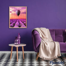 Afbeelding in Gallery-weergave laden, Diamond Painting - Luchtballon over de velden Diamond Painting Landschappen, landschappen
