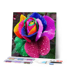 Afbeelding in Gallery-weergave laden, Diamond Painting - Groot bloemblaadje Diamond Painting Bloemen, bloemen