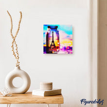 Afbeelding in Gallery-weergave laden, Diamond Painting - Eiffeltoren Vaas Diamond Painting Steden, Diamond Painting Romantiek, romantiek