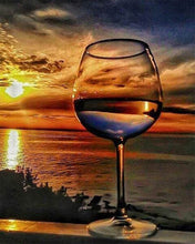 Afbeelding in Gallery-weergave laden, Diamond Painting - Glas en Horizon Zee Diamond Painting Landschappen, landschappen