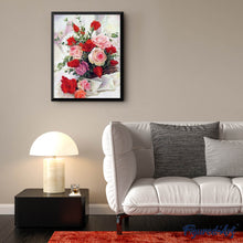 Afbeelding in Gallery-weergave laden, Diamond Painting - Rozen mooie bloemen Diamond Painting Bloemen, bloemen
