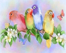 Afbeelding in Gallery-weergave laden, Diamond Painting - Kleine parkieten dieren, Diamond Painting Dieren