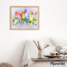Afbeelding in Gallery-weergave laden, Diamond Painting - Kleine parkieten dieren, Diamond Painting Dieren