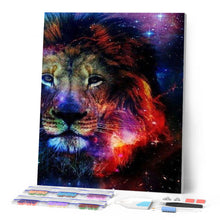 Afbeelding in Gallery-weergave laden, Diamond Painting - Leeuw heelal dieren, Diamond Painting Dieren, leeuwen