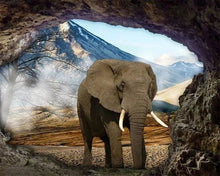 Afbeelding in Gallery-weergave laden, Diamond Painting - Olifant uitzicht dieren, Diamond Painting Dieren, olifanten
