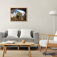 Afbeelding in Gallery-weergave laden, Diamond Painting - Olifant uitzicht dieren, Diamond Painting Dieren, olifanten