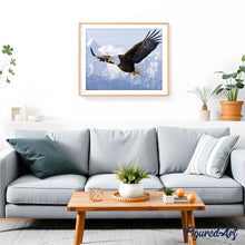 Afbeelding in Gallery-weergave laden, Diamond Painting - Adelaar in vlucht dieren, Diamond Painting Dieren, adelaars