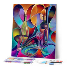Afbeelding in Gallery-weergave laden, Diamond Painting - Wijn Ontwerp Diamond Painting Keuken, keuken