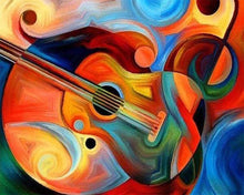 Afbeelding in Gallery-weergave laden, Diamond Painting - Gitaar Ontwerp Diamond Painting Andere, ander